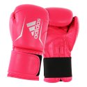 Adidas "Speed 50" Boxing Gloves Pink-Silver, 4 oz