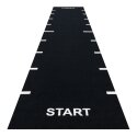 Sprint Tracks "Start & Finish" Artificial-Grass Track Black, 2×10 m