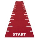 Sprint Tracks "Start & Finish" Artificial-Grass Track Red, 2×10 m