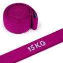 Sport-Thieme "Ring", Textile Resistance band 15 kg, purple/grey