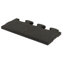 Gum-tech "Puzzle 3D Gymallrounder" Sports Flooring Kerb straight, 3 cm