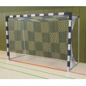 Sport-Thieme Handball Goal, 3x2 m, Free-standing Welded corner joints, Black/silver