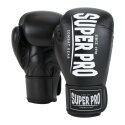 Super Pro "Champ" Boxing Gloves 10 oz, Black/white