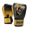 Super Pro "Undisputed" Boxing Gloves Black/gold, M