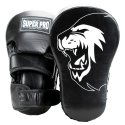 Super Pro Long Curved Focus Mitts Black/white