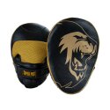 Super Pro Long Curved Focus Mitts Black/gold