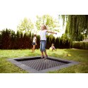 Eurotramp Kids Tramp "Playground" In-Ground Trampoline Square trampoline bed, With safety mats, Without additional coating