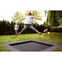 Eurotramp Kids Tramp "Playground" In-Ground Trampoline Square trampoline bed, With safety mats, Without additional coating