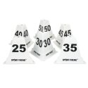 Sport-Thieme Discus, Hammer and Javelin Throw Distance Marker Boxes Numbers 25, 30, 35, 40, 45, and 50