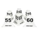 Sport-Thieme Discus, Hammer and Javelin Throw Distance Marker Boxes Numbers 55, 60, 65, 70, 75, and 80