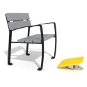 Agapito "Chair with Foot Rocker" Outdoor Fitness Station