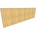 Indoor Nature Pure, height 2,48 m Modular Climbing Wall 744 cm, Without overhang