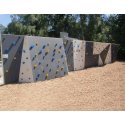 Outdoor Sport, height 2,48m Modular Climbing Wall 372 cm, Without overhang