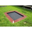 Hally-Gally "2012" In-Ground Trampoline Black, Red-Brown