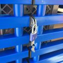 Sport-Thieme "Lockable" by Vendiplas Shelved Trolley Large, without attachment, Blue