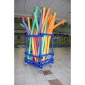 Sport-Thieme for Pool Noodles Trolley 72×65×105 cm, Blue