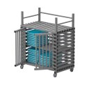 Sport-Thieme for Swimming Pool Equipment by Vendiplas Shelved Trolley Medium with additional surface, Grey