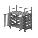 Sport-Thieme for Swimming Pool Equipment by Vendiplas Shelved Trolley Small, with extra space, Grey