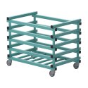 Sport-Thieme "Schwimmbad" by Vendiplas Trolley For large units without lid, Aqua