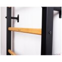 BenchK Fitness-System "721", with Built-In Pull-Up Bar Wall Bars  311B, black