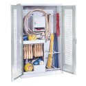 C+P Sports equipment cabinet Light grey (RAL 7035), Light grey (RAL 7035), Ergo-Lock recessed handle, Keyed to differ