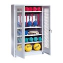 C+P Sports equipment cabinet Light grey (RAL 7035), Light grey (RAL 7035), Keyed to differ, Ergo-Lock recessed handle