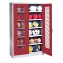C+P Ball Cabinet Ruby red (RAL 3003), Handle, Light grey (RAL 7035), Keyed alike, Ruby red (RAL 3003), Light grey (RAL 7035), Keyed alike, Handle