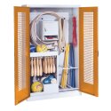 C+P Sports equipment cabinet Yellow orange (RAL 2000), Ergo-Lock recessed handle, Light grey (RAL 7035), Keyed alike, Yellow orange (RAL 2000), Light grey (RAL 7035), Ergo-Lock recessed handle, Keyed alike