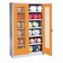 C+P Ball Cabinet Yellow orange (RAL 2000), Ergo-Lock recessed handle, Light grey (RAL 7035), Keyed alike, Yellow orange (RAL 2000), Light grey (RAL 7035), Keyed alike, Ergo-Lock recessed handle