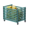 Sport-Thieme by Vendiplas Trolley For small parts without lid, Aqua