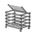 Sport-Thieme "Schwimmbad" by Vendiplas Trolley For large units with lid, Grey