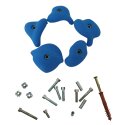 OnTop "Superleicht" Climbing Holds Set A, With mounting material for concrete wall