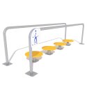 Agapito "Hindernisparcours" Outdoor Fitness Station Flexible
