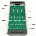 Sportime "Dragon Steel" Table Football Table Black guardians vs white dragons, Platinum Grey, green playfield