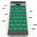 Sportime "Dragon Steel" Table Football Table Black guardians vs red dragons, Platinum Grey, green playfield