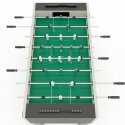Sportime "ST" Football Table Green guardians vs white dragons, Platinum Grey, green playfield