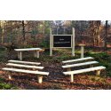Baumann+Trapp "Waldklassenzimmer" Picnic Bench 6 benches