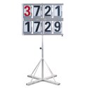 Sport-Thieme "Track & Field" Scoreboard With digit cassettes (1 Red/7 Black)