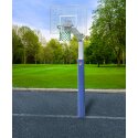 Sport-Thieme "Fair Play Silent 2.0" with Hercules-Rope Net Basketball Unit "Outdoor" foldable hoop, 120x90 cm