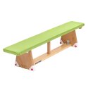 Sport-Thieme "Soft" Gymnastics Bench 1.5 m, Synthetic leather, Kids, 1.5 m, Kids, Synthetic leather