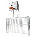 Sport-Thieme Fully Welded Leisure Goal Heavy-Duty Football Goal Square tubing, 80x40 mm, 3x2 m, with basketball hoop