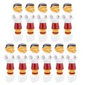 Red Classic Table Football Player 11-player team including screws and nuts, Red