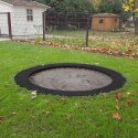 Hally-Gally "Circus Maximus" In-Ground Trampoline Black, Black