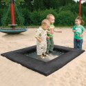 Hally-Gally "Piccolino" In-Ground Trampoline Black, Black