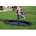 Hally-Gally "Saturnus" In-Ground Trampoline Black, Black