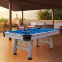 Sportime "Garden Outdoor Aluminium" Pool Table Pool Table 7ft Table Size: 213x121 cm