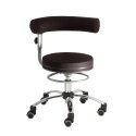 Sanus Gesundheitsstuhl Swivel Chair Fabric cover, Height Adjustable 42–51 cm, Black-Black