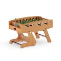 Sportime "Comfort" Football Table Natural oak, Silver vs gold