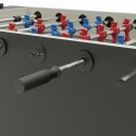Sportime "ST" Football Table Blue guardians vs red dragons, Platinum Grey, grey playfield