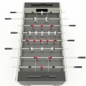 Sportime "Dragon Steel" Table Football Table White guardians vs red dragons, Platinum Grey, grey playfield